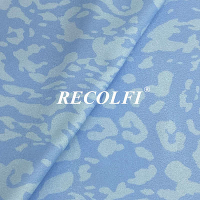 Leopard Printing Activewear Knit Fabric Uv Protection Yoga Wear
