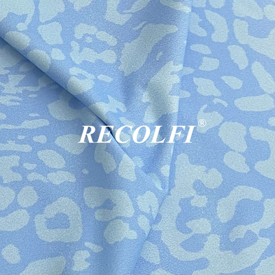Leopard Printing Activewear Knit Fabric Uv Protection Yoga Wear