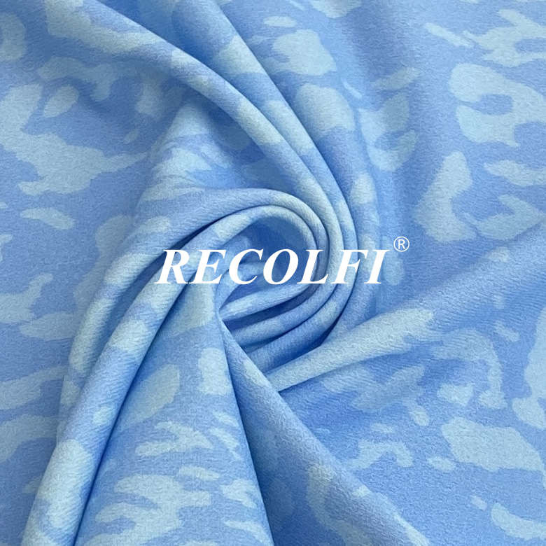 Leopard Printing Activewear Knit Fabric Uv Protection Yoga Wear